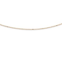 Kette "Kugel, geschliffen" 1,8 mm vergoldet