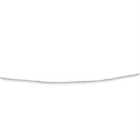 Kette "Kugel, geschliffen, rhodiniert" 50 cm