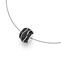 Kette "Strandwellen" Bead Lavasand
