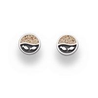 Ohrstecker Strandwelle "Fischschwarm" 8 mm