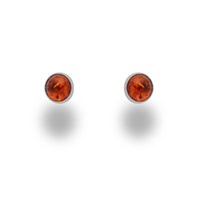 Ohrstecker "Bernstein 5 mm"