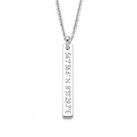 Anhänger "LieblingsOrt" Individuelle Koordinaten