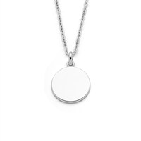 Anhänger Rund "LieblingsOrt" Individuelle Koordinaten