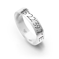 Ring "LieblingsOrt" Berlin Koordinaten schmal