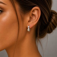 Creole "Twinkle" Strandsand/Crystal, Edelstahl
