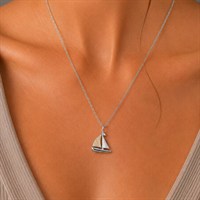 Kette "Sailor" Strandsand, Edelstahl
