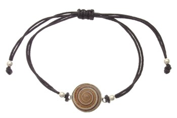 Cotton-Armbandm. Muschel 925er Silber