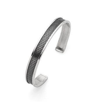 Armspange "Ankerplatz" oxidiert 21 cm