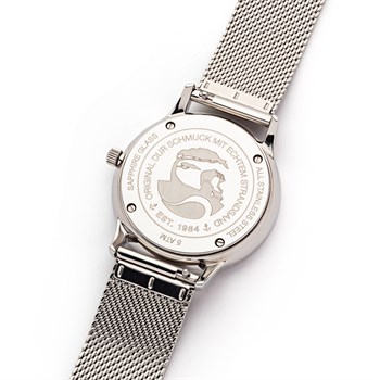 DUR Uhr Armband, Mesh Edelstahl 20 mm