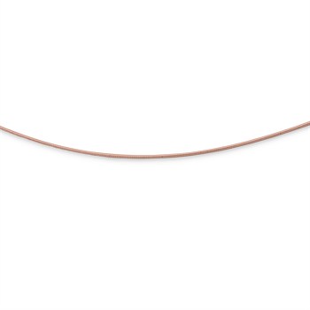Kette "Omega, dünn" 42 cm, rosé