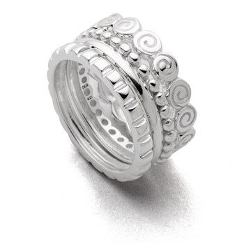 Ring "Spiralmuster"