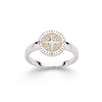 Ring "Kompassrose 2.0" Strandsand