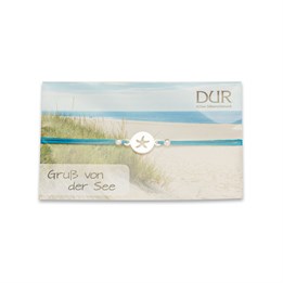 Armband "Seestern" Elastik blau