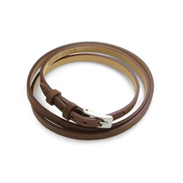 Lederarmband 62 cm mittelbraun