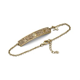 Armband "Strand" vergoldet