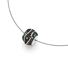 Kette "Strandwellen" Bead Mosaik Seeopal