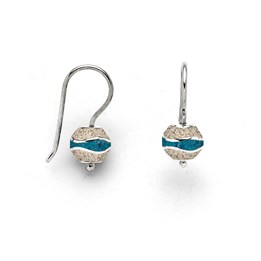 Ohrring Strandwelle "Bead" Strandsand/Steinsand