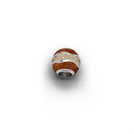 Anhänger Strandwelle "Bead" Bernstein/Strandsand