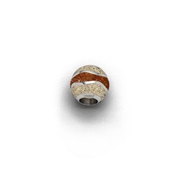 Anhänger Strandwelle "Bead" Strandsand/Bernstein
