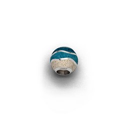Anhänger Strandwellen " Bead Welle" Strandsand, blauer Steinsand
