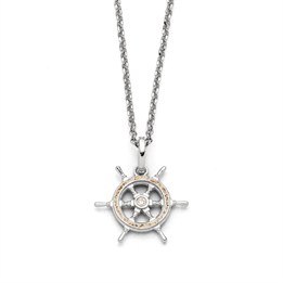 Anhänger "Steuerrad" Strandsand