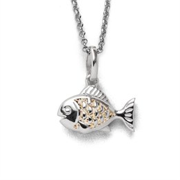 Anhänger "Fisch" Strandsand