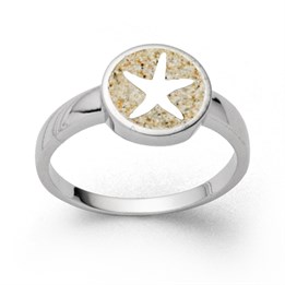 Ring "Seestern" Strandsand