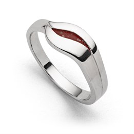 Ring "Silberschweif" Koralle