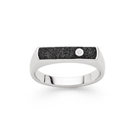 Ring"Nordlicht" Lavasand/Zirkonia